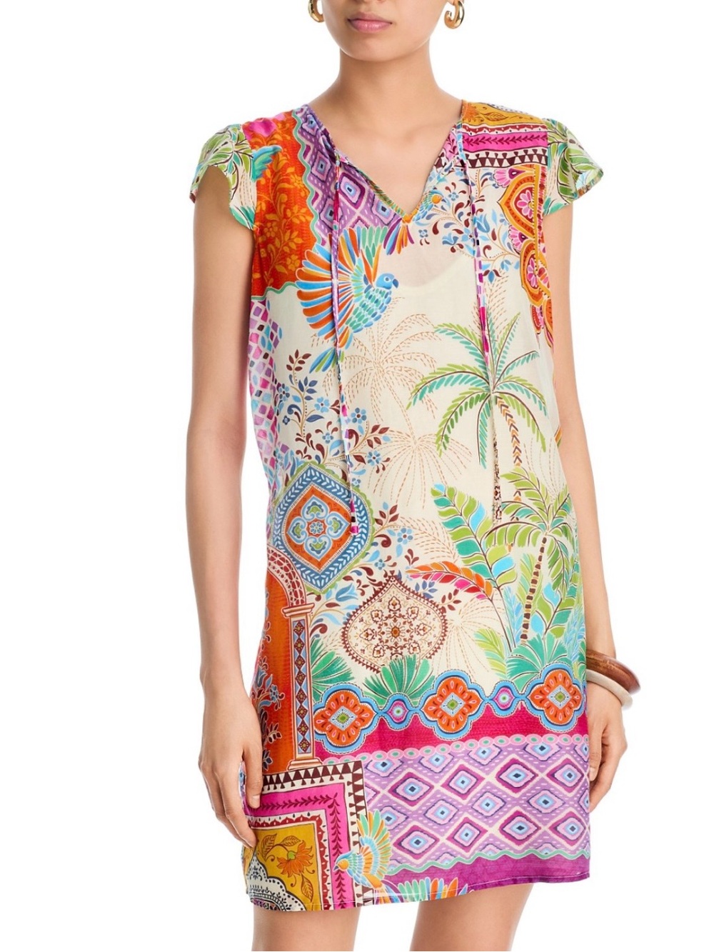 Johnny Was Daisy Printed Dress NWT XL